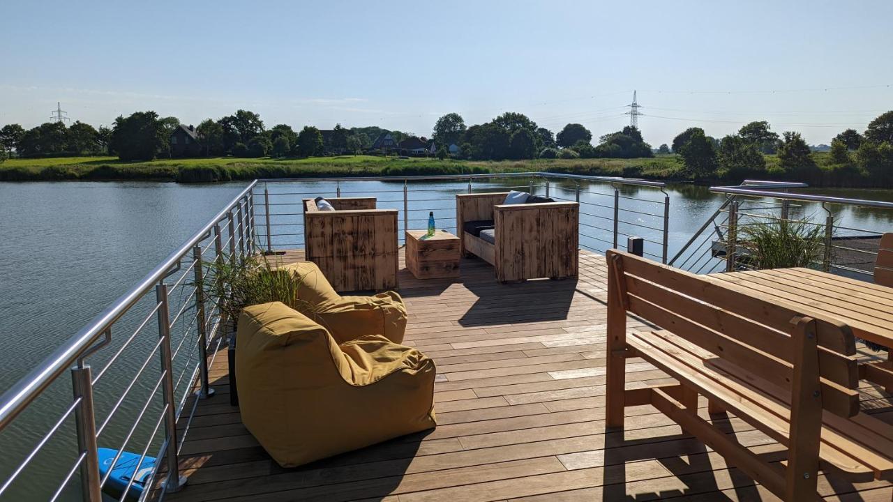 Hausboot Wangermeerblick Schillig Exterior foto