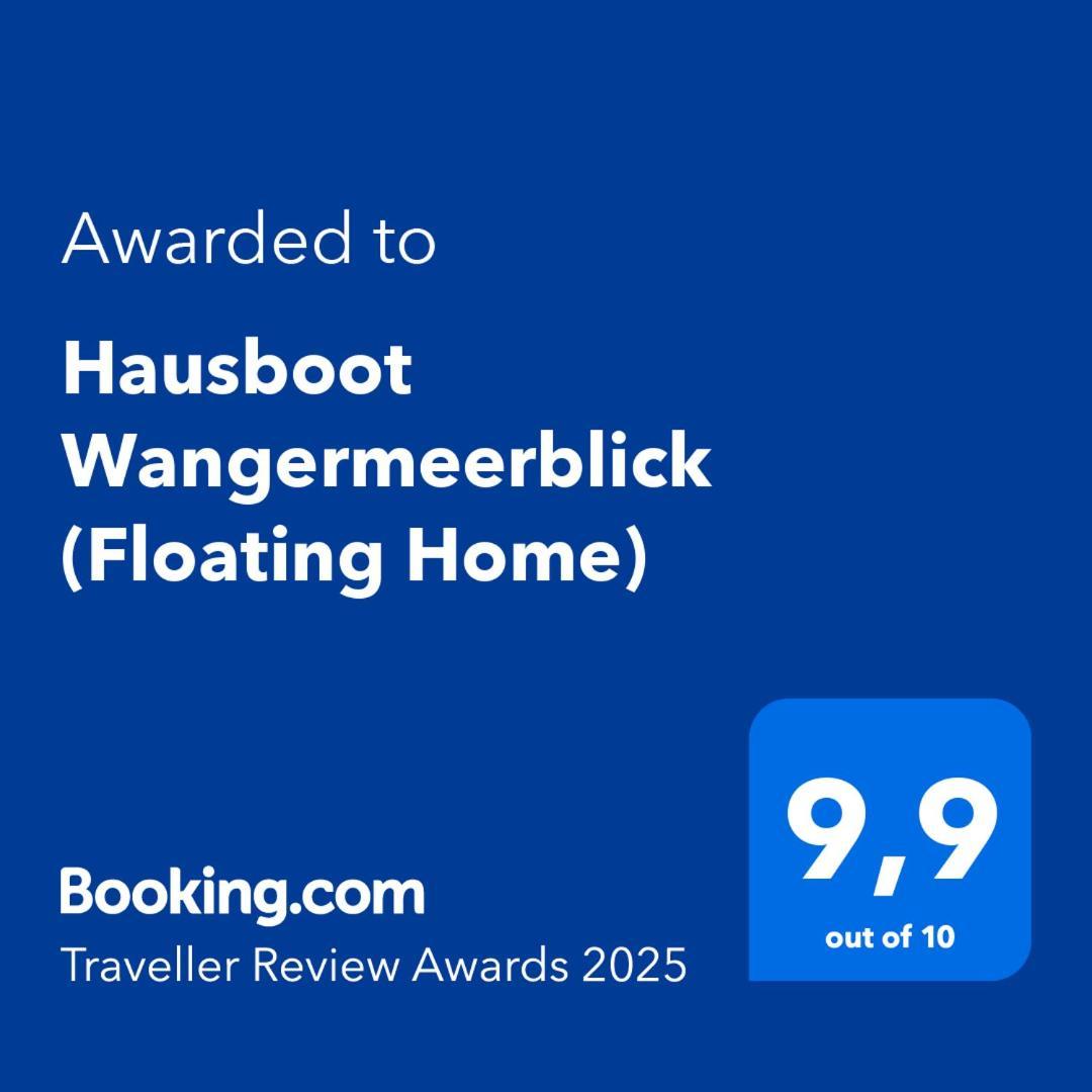 Hausboot Wangermeerblick Schillig Exterior foto
